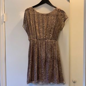 Alice and Olivia Open-Back Mini Dress